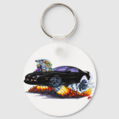 1982-1992 Camaro Black Car Sleutelhanger (Voorkant)