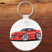 1982-1992 Camaro Red Car Sleutelhanger (Voorkant)