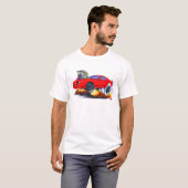 1982-1992 Camaro Red Car T-shirt (Voorkant volledig)