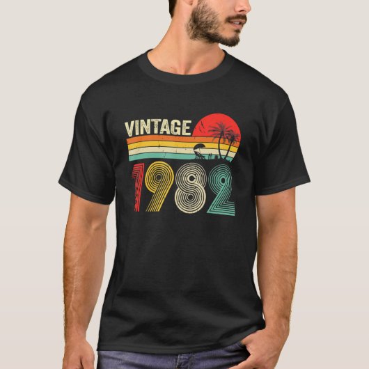 1982, 40e dag, 40 jaar oud Bei T-shirt (Voorkant)