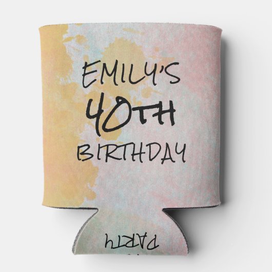  1982 40e verjaardag Foto Koelbox Blikjeskoeler (Achterkant)