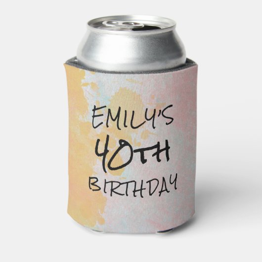  1982 40e verjaardag Foto Koelbox Blikjeskoeler (Blikje Achterkant)