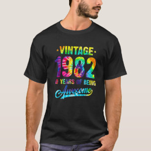 1982 40e verjaardag van de kleurstof 40 jaar bei t-shirt