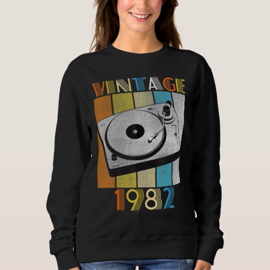 1982 40e verjaardag van de vinylplaat trui (Voorkant)