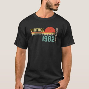  1982, 40th Birthday Gift, Retro Limited Ed T-shirt