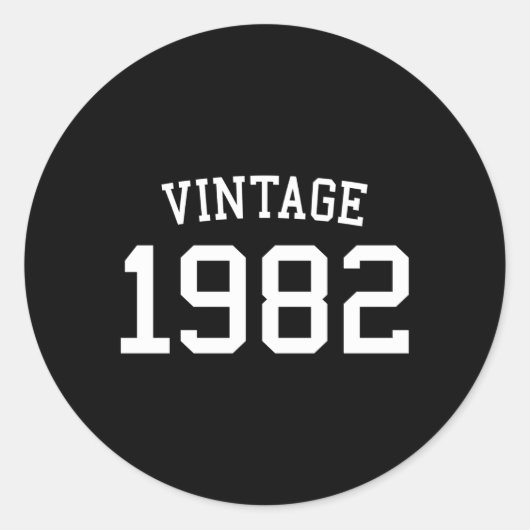 1982 41 voor en 41e ronde sticker (Voorkant)