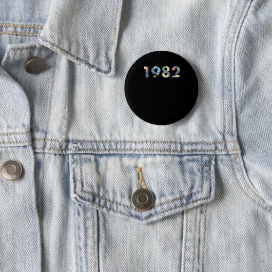 1982 4 RONDE BUTTON 5,7 CM (In situ)