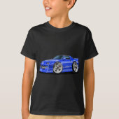 1982-92 Camaro Blue Car T-shirt (Voorkant)