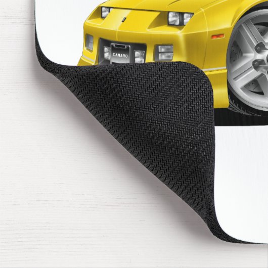 1982-92 Camaro Yellow Car Muismat (Hoek)