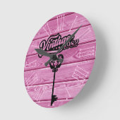 1982  acrylwandklok ronde klok (Hoek)