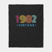 1982  banket met retro-cadeau fleece deken (Voorkant)