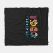 1982  banket met retro-cadeau fleece deken (Voorkant (Horizontaal))