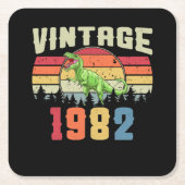  1982 Birthday Gift Kartonnen Onderzetters (Voorkant)