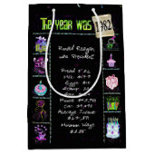 1982 Birthday Trivia Fun Feit Medium Cadeauzakje (Voorkant)