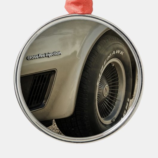 1982 Chevrolet Corvette Collector's Edition Wheel Metalen Ornament (Voorkant)