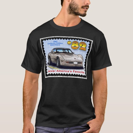 1982 Collector Edition Hatchback Corvette T-shirt (Voorkant)