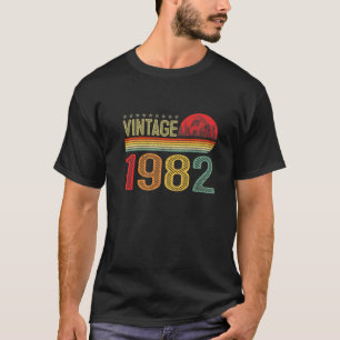  1982 dag 40 jaar oud grappig 40e verjaardag t-shirt