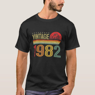  1982 dag 40 jaar oud grappig 40e verjaardag t-shirt