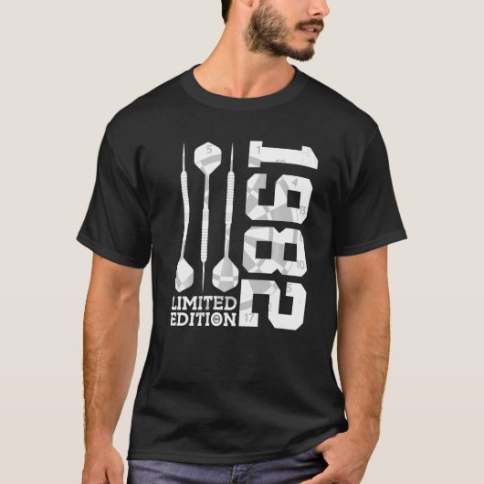 1982 DARTS 40E TWEEDE DAG T-SHIRT (Voorkant)