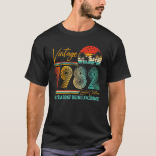  1982 gemaakt in 1982 40e verjaardag 40 jaar o t-shirt