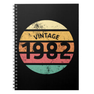 1982 Geweldige 40th Birthday Retro 1982 dag Notitieboek