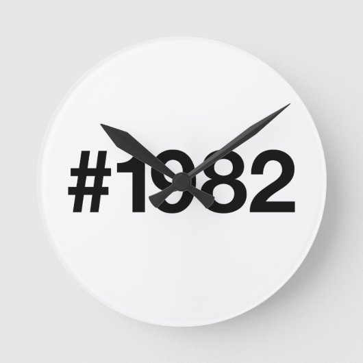 1982 Hashtag 43 Verjaardag Jubileum Ronde Klok (Voorkant)