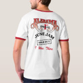 1982 June Jam  Ringer T-shirt (Achterkant volledig)