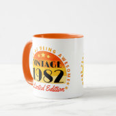 1982 Limited Edition 40th Birthday Mok (Voorkant links)