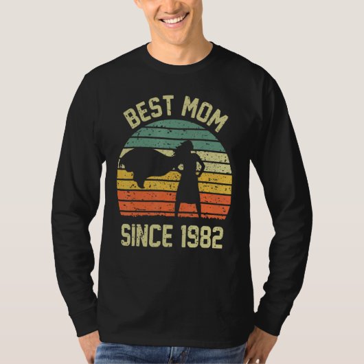 1982 Moeder Sinds 1982 40e Verjaardag T-shirt (Voorkant)