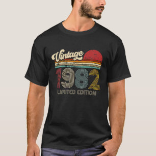 1982 Retro Style Birthday Limited Edition T-shirt