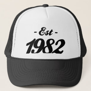1982 - verjaardag trucker pet