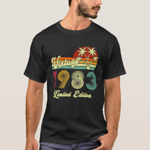  1983 40 jaar oud 40e verjaardag t-shirt