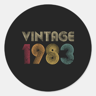 1983 40e 40 ronde sticker