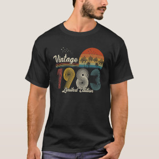 1983 40e verjaardag 40 jaar oud 5 t-shirt