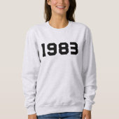 1983 40e verjaardag van de Milestone Gift Sweatshi Trui (Voorkant)