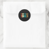 1983 40ste ronde sticker (Tas)