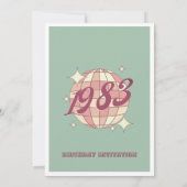  1983 41e 42e verjaardagsfeestje Uitnodiging (Achterkant)