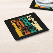 1983 42e verjaardag kartonnen onderzetters (Schuin)