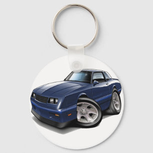 1983-88 Monte Carlo blauwe auto Sleutelhanger