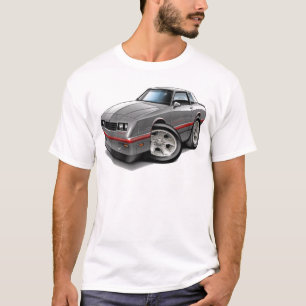 1983-88 Monte Carlo Gray-Red Car T-shirt