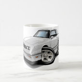 1983-88 Monte Carlo White-Grey Car Koffiemok (Center)