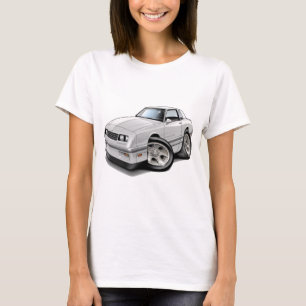1983-88 Monte Carlo White-Grey Car T-shirt
