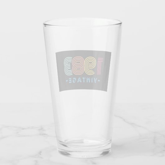 1983  bier - Gift - Retro Glas (Achterkant)