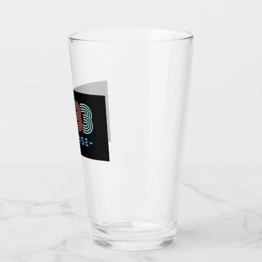 1983 bier - Gift - Retro Glas (Links)