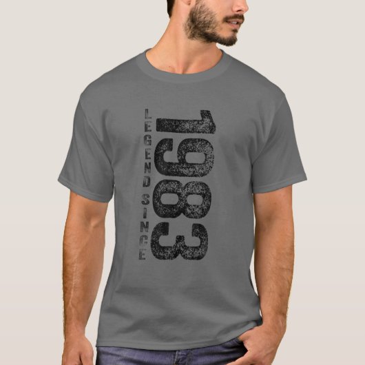 1983 Birthday Legend Since 1983 Gifts Born In 1983 T-shirt (Voorkant)