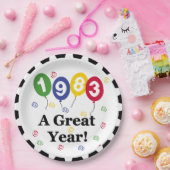 1983 Een grote jaarlijkse Bord op jaarpapier (Feest)