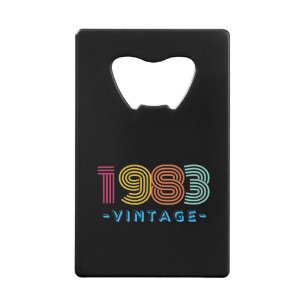 1983 flesopener - Retro- cadeau Creditkaart Flessenopener