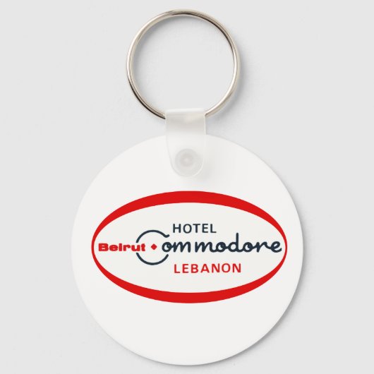 1983 Hotel Commodore logo Sleutelhanger (Voorkant)