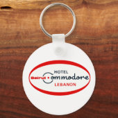 1983 Hotel Commodore logo Sleutelhanger (Voorkant)