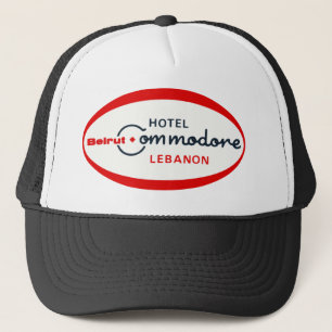 1983 Hotel Commodore logo Trucker Pet